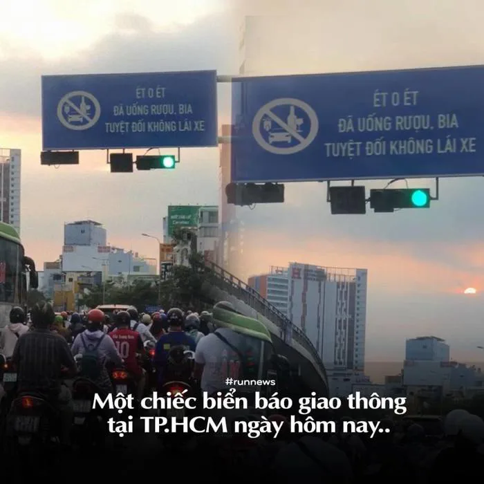 Xuất hiện biển cảnh báo 