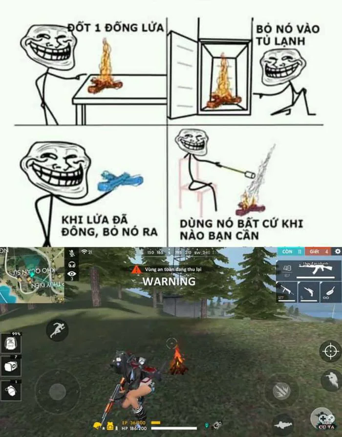 69+ Ảnh Chế Free Fire Hài Hước, Top Hình Chế FF Bá Đạo Nhất