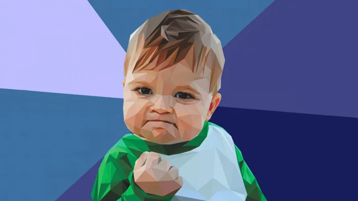 Success Wallpaper 4K, Meme, Cute kid, 5K, Funny
