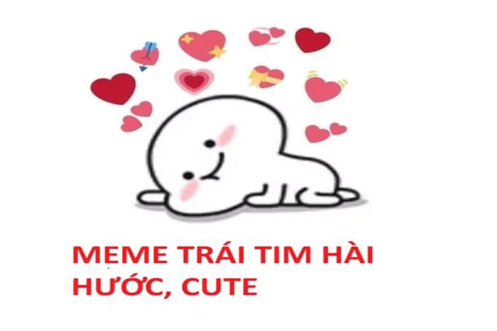 Mời bạn tải ngay các mẫu meme trái tim siêu đáng yêu, ấn tượng và hài