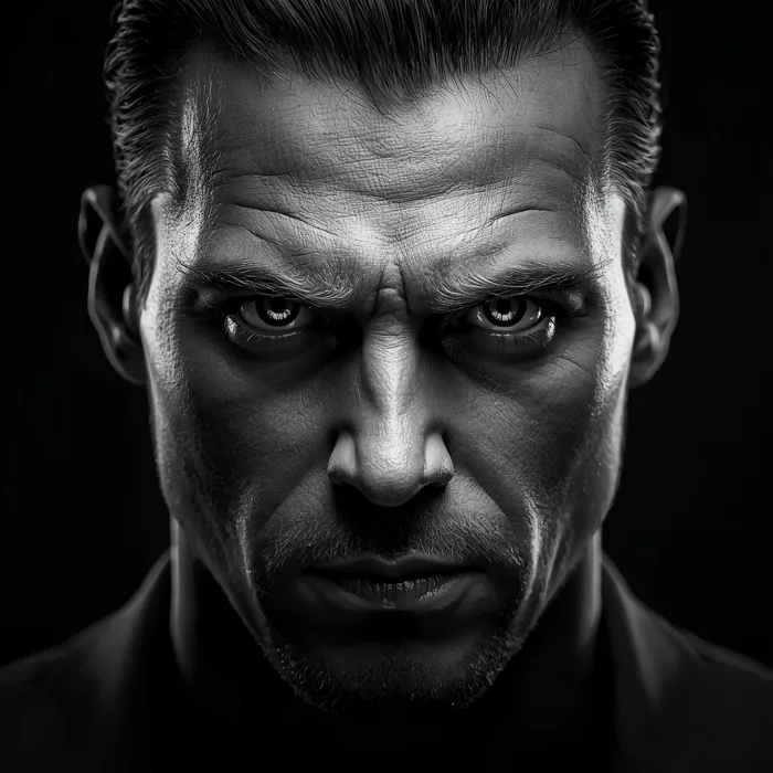 gigachad meme face realistic sigma male stone cold | Leonardo.Ai