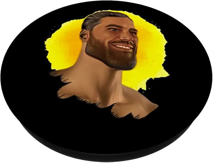 Amazon.com: Funny Gigachad Meme Giga Chad Alpha Male Sigma Male Memes  PopSockets Swappable PopGrip : Cell Phones & Accessories