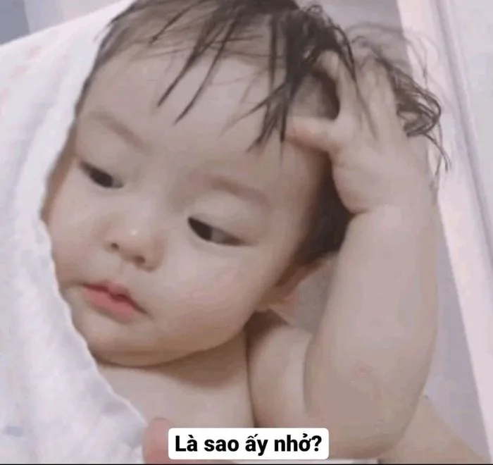 Bộ sưu tập meme em bé Hàn Quốc hài hước, đáng yêu và ngộ nghĩnh