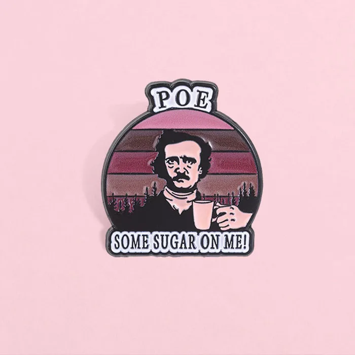 Ngộ nghĩnh Edgar Allan Poe Meme Thổ Cẩm Một Số Đường Trên Tôi Thổ Cẩm Retro  Hoàng Hôn Huy Hiệu Quirky Quà Tặng Cho Những Người Yêu Sách | Shopee Việt  Nam
