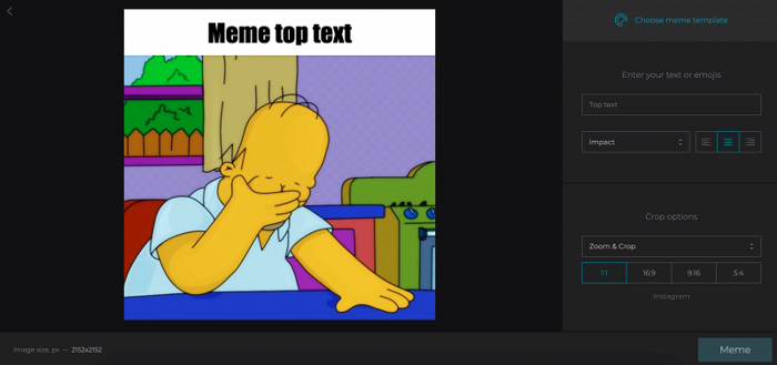 Instagram Meme Maker — Clideo