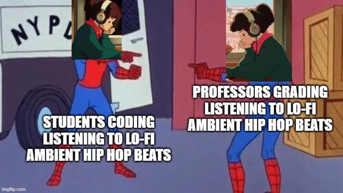 lo-fi ambient meme to relax and study to : r/Professors