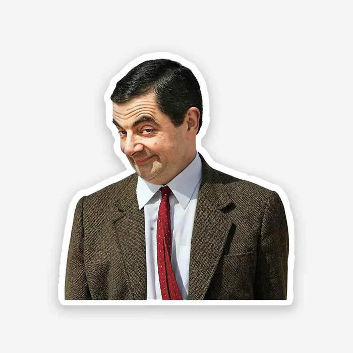 Buy Mr Bean Meme Face sticker Online | Stickers | STICK IT UP