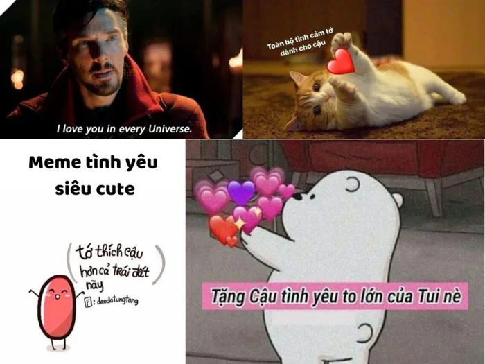 TOP 50+ meme tình yêu thổ lộ tình yêu SIÊU LẦY LỘI | Yody