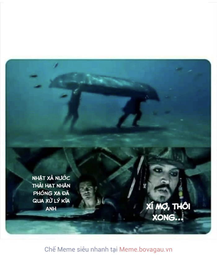 Nhật Bản xả nước hạt nhân ra biển, cộng đồng mạng... xả meme | Vietcetera