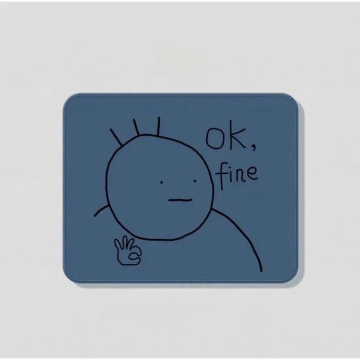 Lót Chuột Hình Chibi Meme Ok Fine Cute Chống Trượt - Mouse Pad Văn Phòng Học Tập Gaming | Shopee Việt Nam