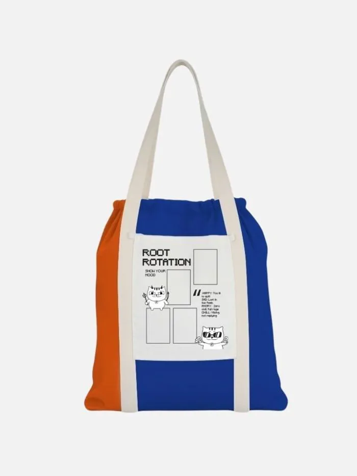 Túi Tote Techwear Vải Thun Tái Chế Handmade Meme Ruto Kaiten