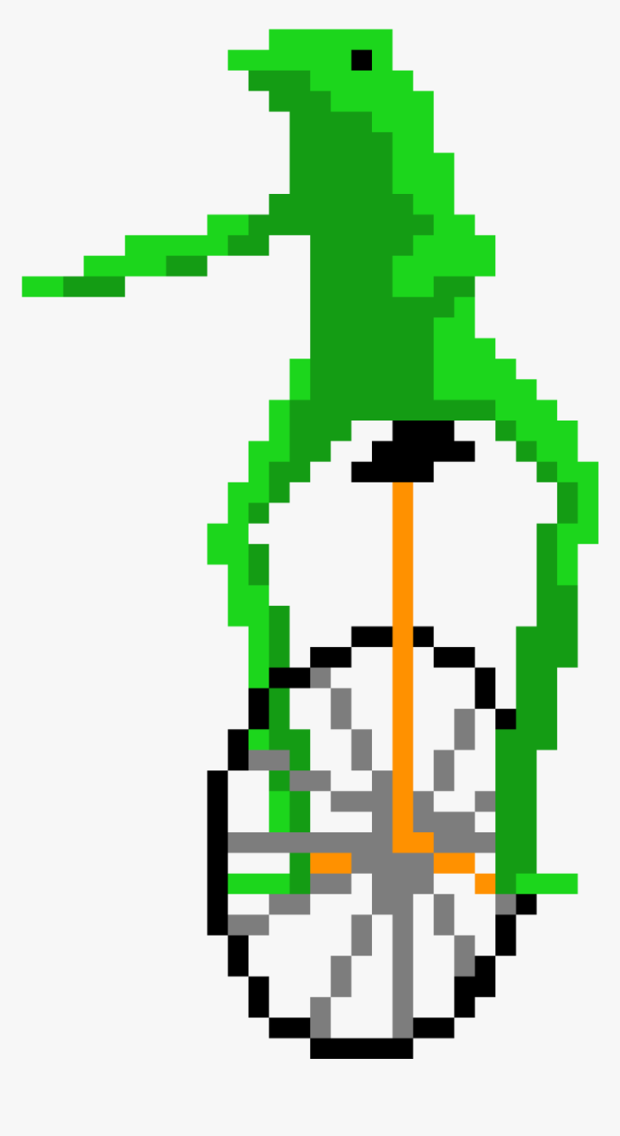 Dat Boi Meme Pixel Art, HD Png Download , Transparent Png Image - PNGitem