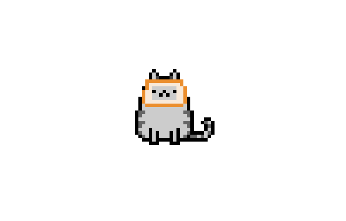 bread cat meme — Pixel Art by 5natiros — DinoPIXEL