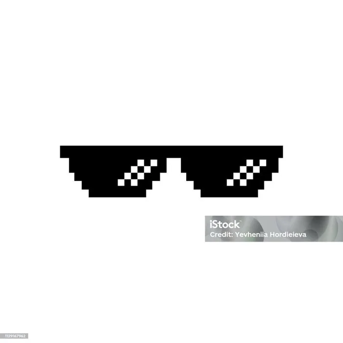 Minh Họa Vector Sáng Tạo Của Kính Pixel Meme Cuộc Sống Côn Đồ Bị Cô Lập  Trên Nền Trắng Thiết Kế Nghệ Thuật Văn Hóa Lối Sống Ghetto Mô Phỏng Mẫu Hình