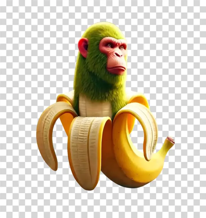 Chimpanzini Bananini, Viral TikTok Meme, Funny Monkey Trend, Transparent PNG  Image – PNG Download