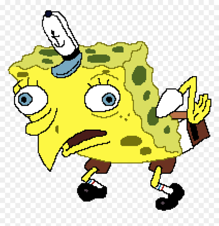 Spongebob Meme Transparent, HD Png Download - vhv