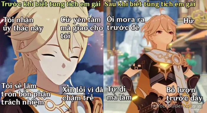 Meme này mình nhặt trên mạng 😁 Genshin Impact | HoYoLAB