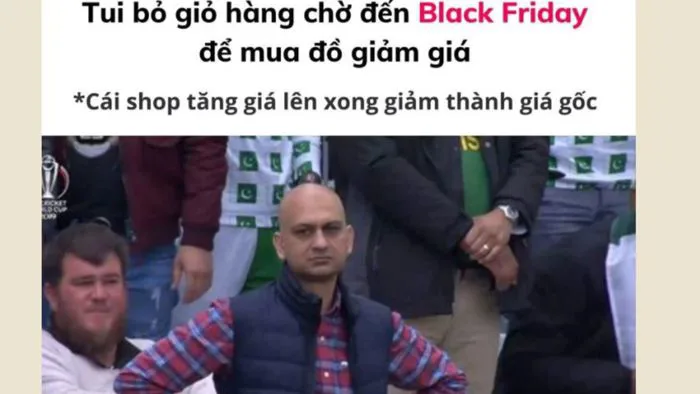 Tổng hợp ảnh Black Friday meme hài hước nhất cho ngày siêu khuyến mãi