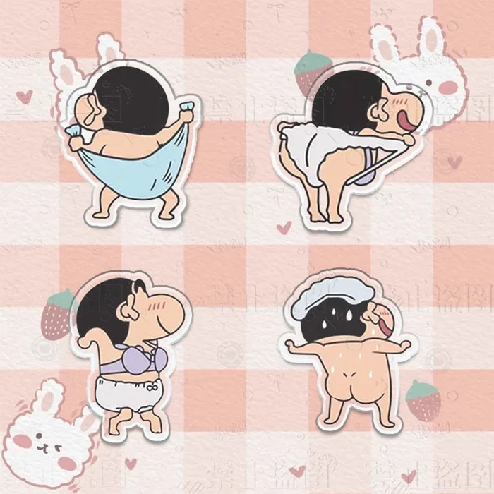 👾miua Ghim Cài Áo Bằng Acrylic Hình Cậu Bé Bút Chì Shin-Chan Dễ Thương | Shopee Việt Nam
