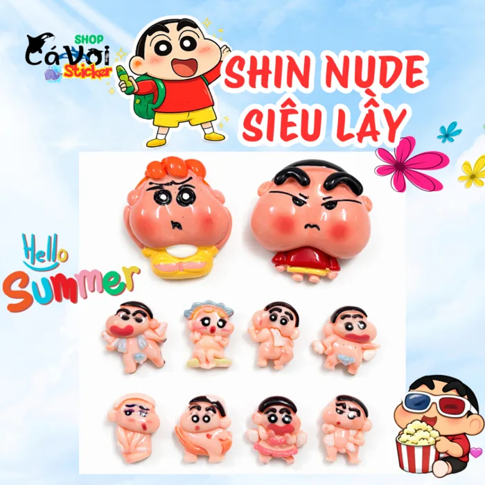Set Charm Shin Cute Nude Meme – Combo Biểu Cảm Lầy Lội Kawaii Trang Trí Dép Hot Trend 2026 | Shopee Việt Nam