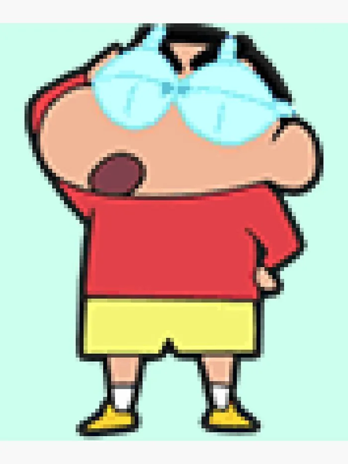 Shin Chan Crayon Meme