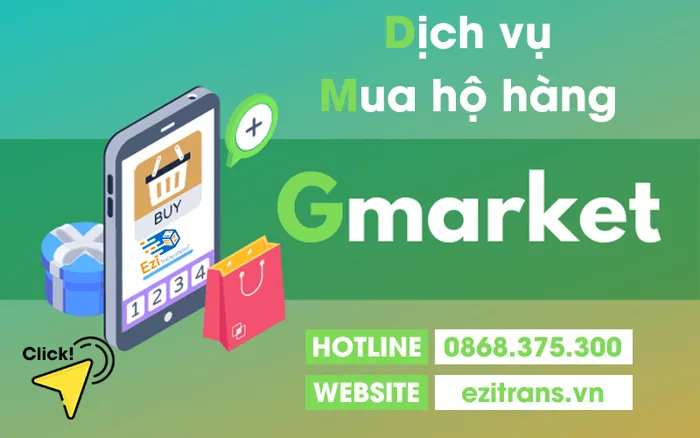 Dịch vụ mua hộ hàng Gmarket Hàn Quốc ship về Việt Nam