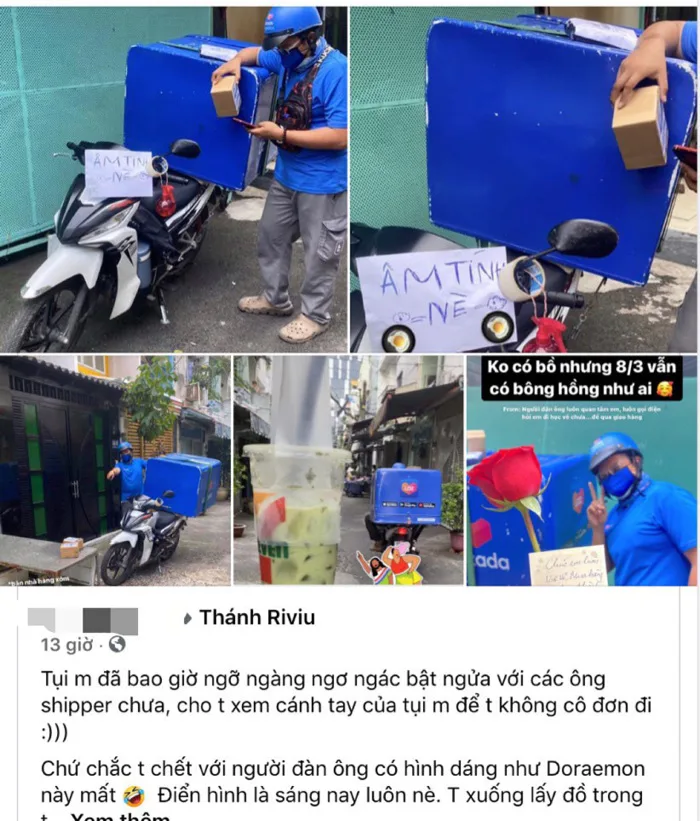 Cư dân mạng đồng loạt “truy lùng” các hot shipper đang được lan truyền  trong trào lưu khoe “shipper guột” mùa dịch
