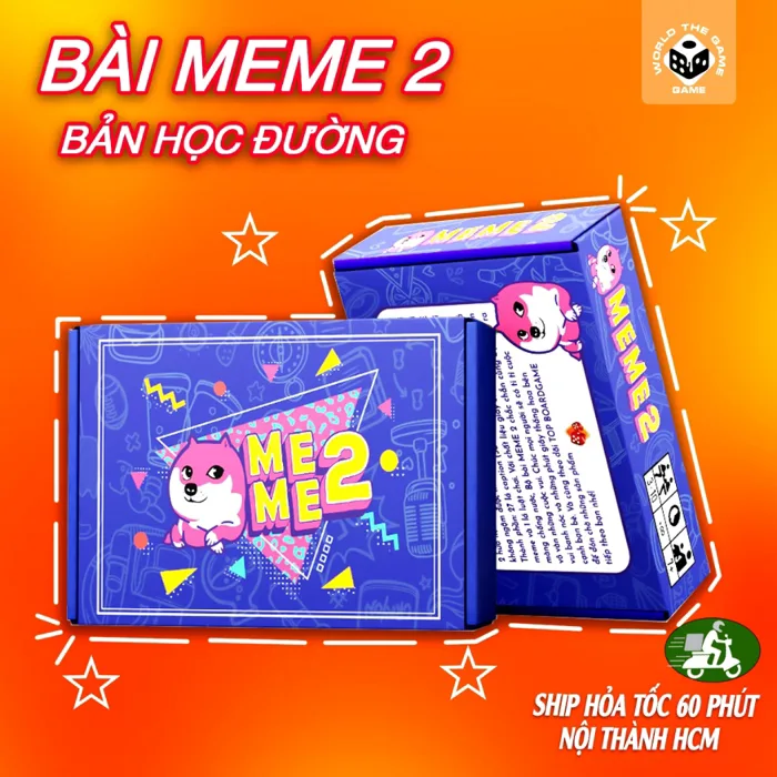 Bài MEME vs MEME 2 gồm 234 Lá chất liệu giấy Cao Cấp chống nước chơi quên  lối về, Boardgame giải trí | Shopee Việt Nam