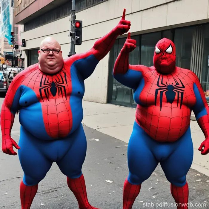 Spidermen recreate famous meme | Stable Diffusion Trực tuyến