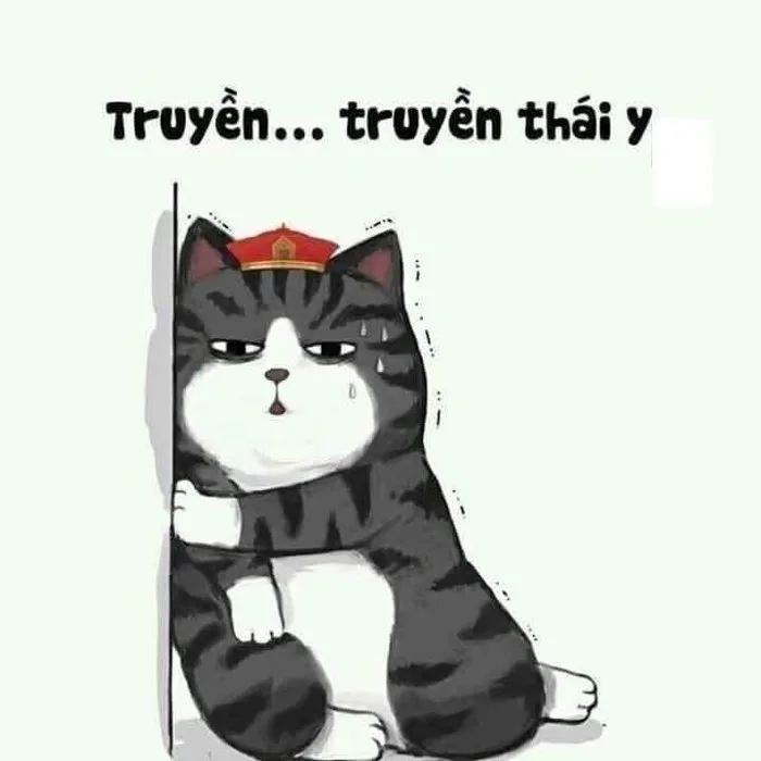 Meme ⚡ Truyền thái y gấp cho trẫm - Mèo suy sụp