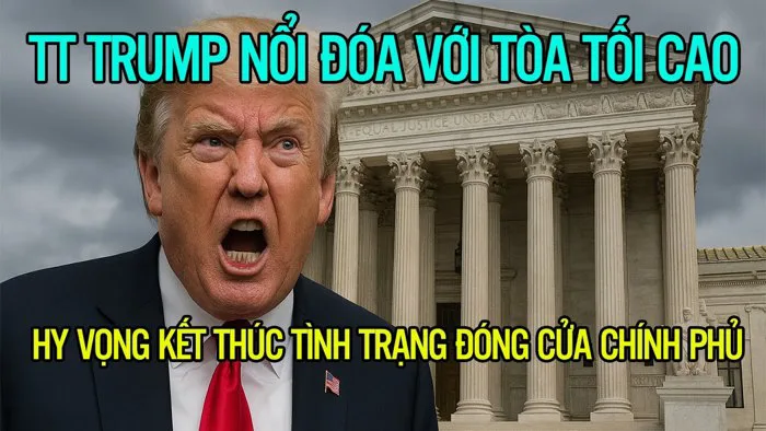 TT Trump nổi đóa với Tòa tối cao. Hy vọng kết thúc tình trạng đóng cửa  chính phủ