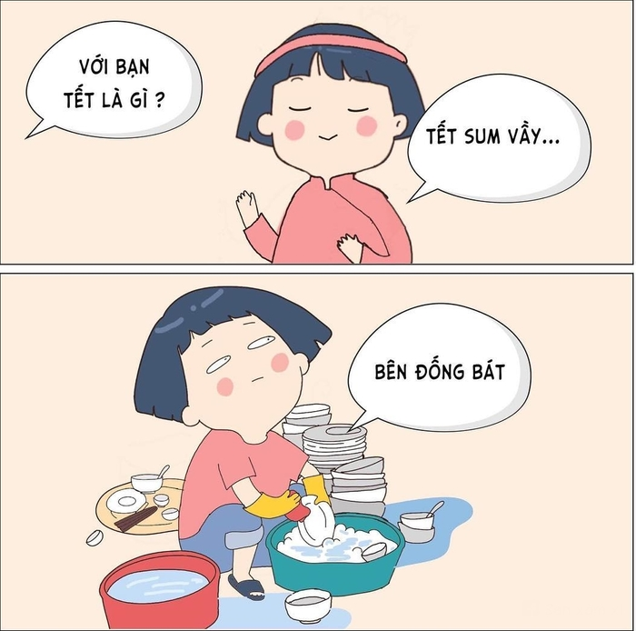 1001+ BST ảnh meme Tết hài hước, trendy năm 2025