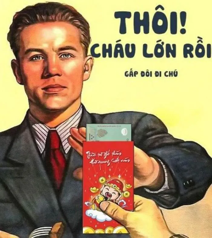 Tổng hợp meme lì xì, ảnh chế lì xì Tết cực hài hước