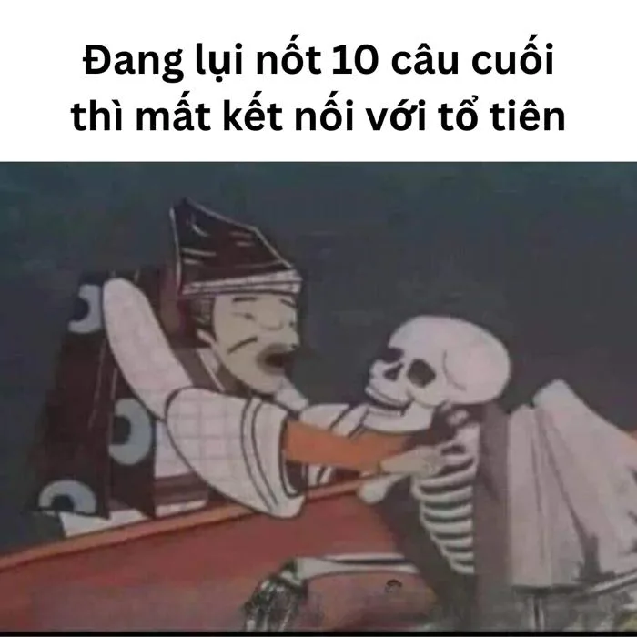 Meme Thi Cử Cực Hài Dành Cho Team Ôn Thi Trong Nước Mắt