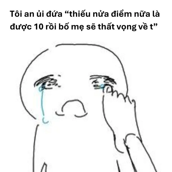 Meme Thi Cử Cực Hài Dành Cho Team Ôn Thi Trong Nước Mắt
