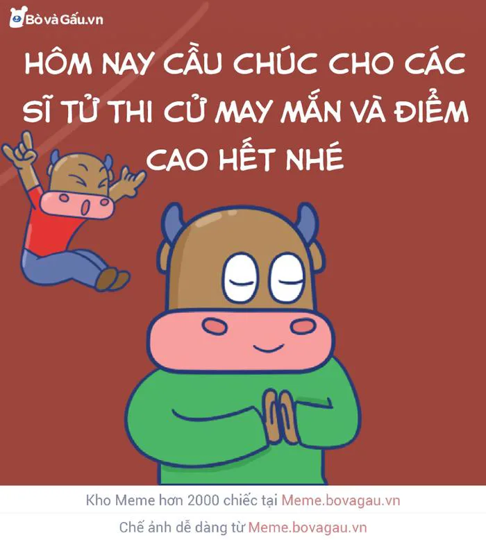 Cầu chúc sỉ tử Thi cử thành công Đạt được ước mong Vinh tông rạng tổ.