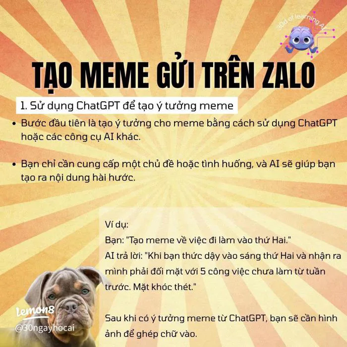 Cách tạo meme cực hài từ ảnh & AI: từ 