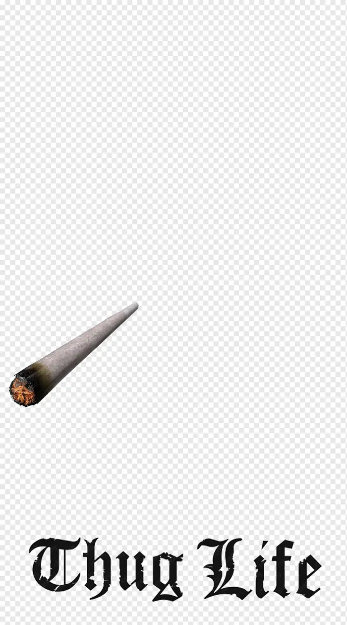 Cannabis Joint with 'Thug Life' Text PNG Image – Free Download | CleanPNG -  CleanPNG