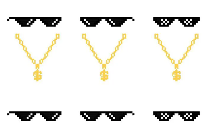 Thug life. Meme set icons with different variation. Vector 11117243 Vector  Art at Vecteezy
