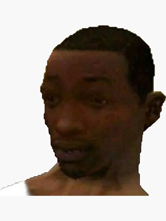 CJ Tiktok meme Sticker