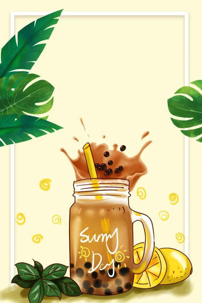 Hình ảnh trà sữa hoạt hình cute nhất - Ảnh đẹp Free