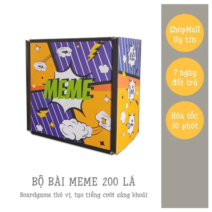 Bộ Bài Meme 200 Lá Quẩy Lên Nào Bạn Êi Hài Hước Chơi Nhóm Bạn Bè THE KAS |  Shopee Việt Nam