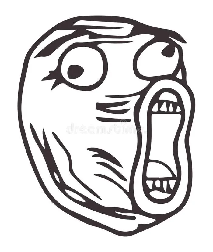 Vector LOL Guy Meme Face for Any Design. Isolated Eps 10 Stock Vector -  Illustration of clip, cartoon: 76971541