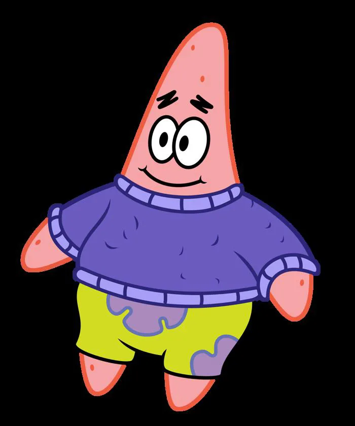 Meme Patrick Star Wearing Sweater HD Vector Of Sweater Patrick R/spongebob