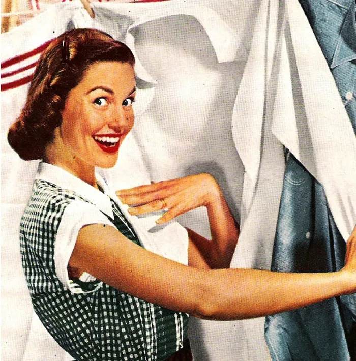 Vintage Laundry Woman Meme Generator