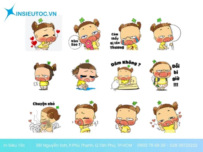 11+ Mẫu bộ Sticker Zalo hài hước, dí dỏm, độc lạ, dễ thương